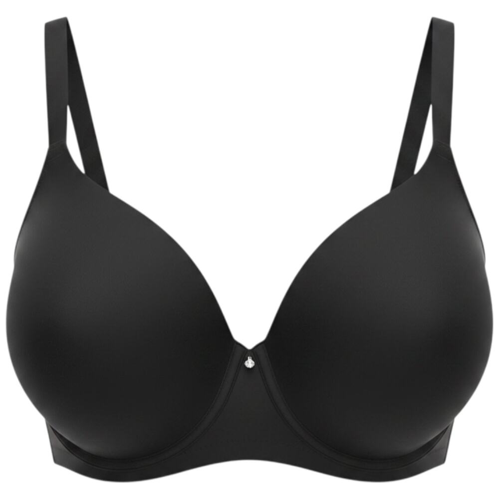 BALI One Smooth U Ever Smooth Back Smoothing Bra 42C Underwire Black DF6560